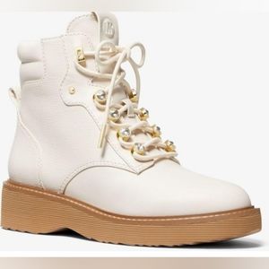 Michael Kors Trudy lug sole lace-up boot